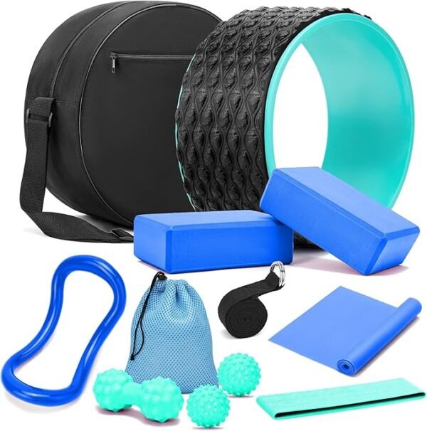 Complete Yoga & Back Relief Set for Stretching and Massage