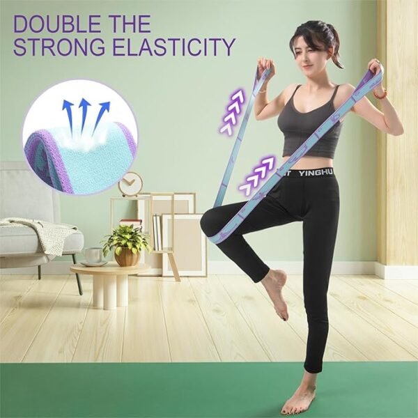 Stretch Strap for Yoga, Pilates, Dance & Physical Therapy - Image 2