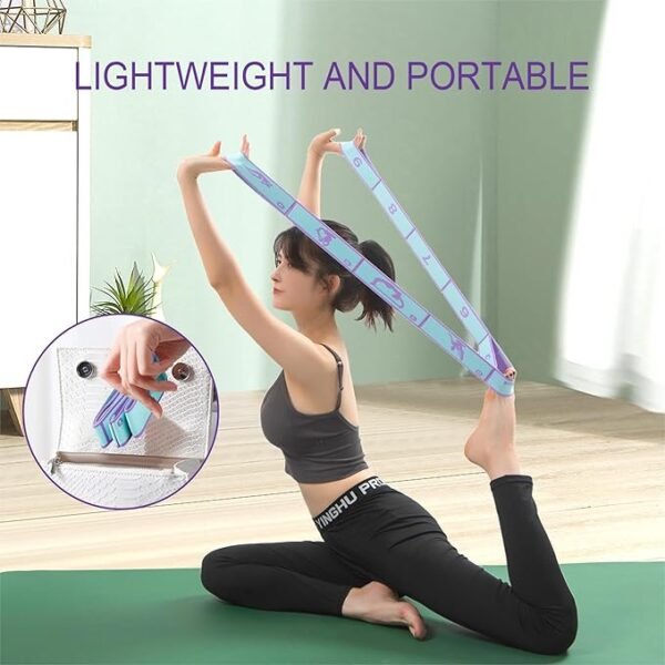 Stretch Strap for Yoga, Pilates, Dance & Physical Therapy - Image 4