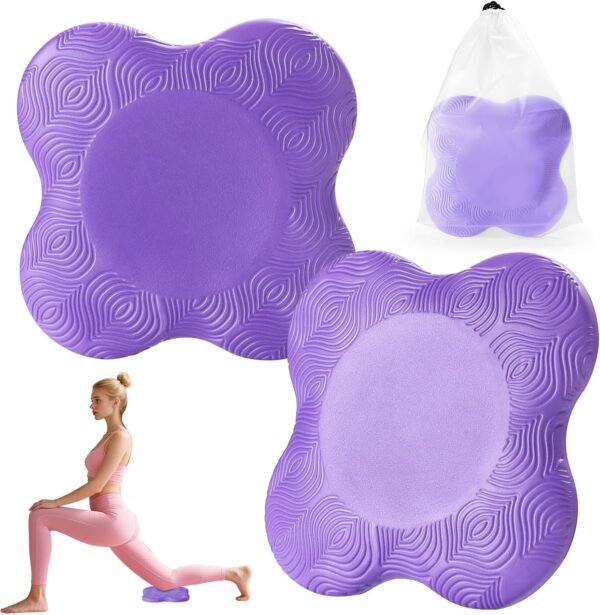 2-Pack Extra Thick Yoga Knee Pads for Joint Support